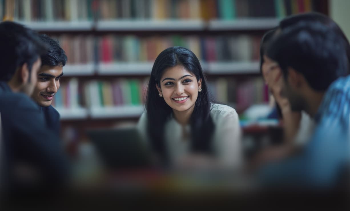 Students in a finance workshop